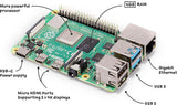 Raspberry Pi 4 Model B, 4GB Quad Core 64 Bit Computer with Bluethooth, WiFi, USB 3.0, PoE Enabled