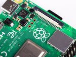 Raspberry Pi 4 Model B, 4GB Quad Core 64 Bit Computer with Bluethooth, WiFi, USB 3.0, PoE Enabled