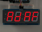 Adafruit 1.2" 4-Digit 7-Segment Display w/I2C Backpack - Red