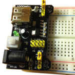 Dual Voltage 3.3V, 5V Breadboard Mounted Power Supply