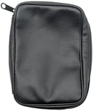 Small Zippered Carry Case for Compact Multimeters, Faux Leather (4" x 1½" x 5¾")