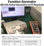 Bench Digital Multimeter with Function Generator and RS-232 Computer Interface