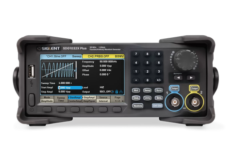 Siglent SDG1032X Plus - 30 MHz, 2 Channel Function/Arbitrary Waveform Generator