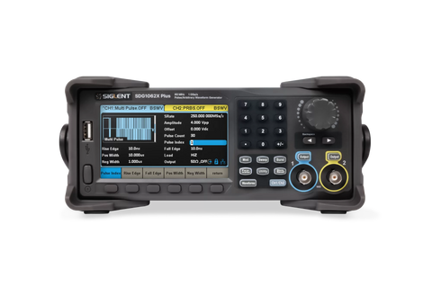 Siglent 60 MHz, 2 Channel Function/Arbitrary Waveform Generator, Model SDG1062X Plus