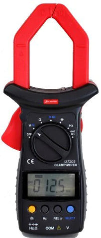 Uni-Trend UT205 Auto Ranging AC 1,000 Amp Clamp Meter, Back Light,Freq. Capacitance and Relative Measurement,Sinometer