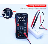 Button Operated Digital Multimeter with NCV, Data Hold, True RMS, 9999 Counts Backlit LCD (ZT-X)