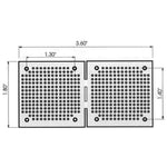 Small Prototyping Breadboards, 3.6" x 1.8" (Model PB-11)