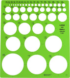 Westcott Large and Small Circles Template (T-831)