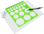 Westcott Large and Small Circles Template (T-831)