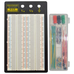 Solderless Breadboard, 1,660 Contact Points and 3 Binding Posts, Includes 140 Piece Wire Kit, 8.7" x 5.9"