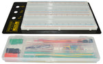 Solderless Breadboard, 1,660 Contact Points and 3 Binding Posts, Includes 140 Piece Wire Kit, 8.7" x 5.9"