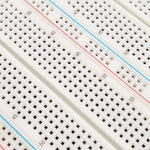 Solderless Breadboard, 10.2" x 9.4", 3220 Tie Points, 4 Binding Posts, Bronze Phosphorus Clip