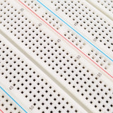 Solderless Breadboard, 10.2" x 9.4", 3220 Tie Points, 4 Binding Posts, Bronze Phosphorus Clip