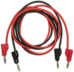 Banana to Banana Test Lead Set - Includes 1 Red and 1 Black, 36" Length