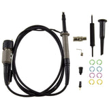 350 MHz Oscilloscope Scope Probe with Readout Actuator Pin, Fixed x10 Attenuation, Includes Accessory Set