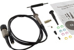 350 MHz Oscilloscope Scope Probe with Readout Actuator Pin, Fixed x10 Attenuation, Includes Accessory Set