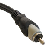 RCA Male to Dual RCA Male Y-Adapter Cable, 6-Inch Length