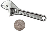 4-Inch Mini Adjustable Wrench, Forged Steel