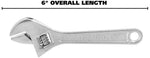 GreatNeck 6-Inch Adjustable Wrench (AW6C)