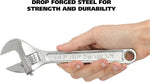 GreatNeck 8-Inch Adjustable Wrench (AW8C)