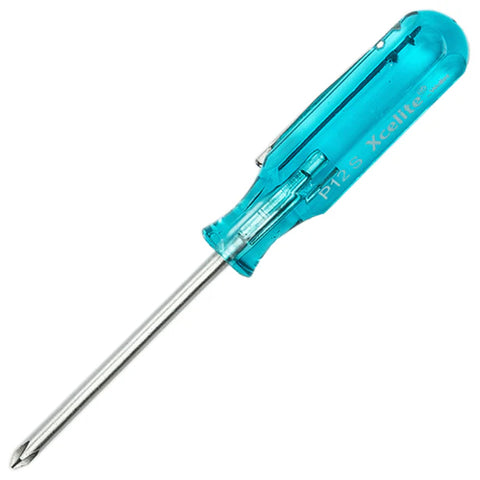 Xcelite #0 Phillips Screwdriver with Pocket Clip, 4.25" Length (P12SN)