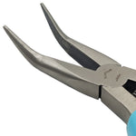 Xcelite 5½-Inch Curved Long Nose Pliers with Smooth Jaws, 45° Curve (CN55GN)