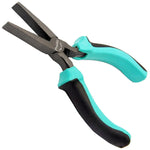 5" Flat Nose Pliers with Serrated Jaws, Cushion Grip Handles, Return Spring (PM-754)