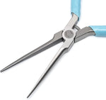 Xcelite 6" Long Needle Nose Plier with Blue Cushion Grip Handle, Serrated Jaw, 2-5/16" Jaw Length (NN7776VN)