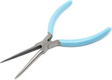 Xcelite 6" Long Needle Nose Plier with Blue Cushion Grip Handle, Serrated Jaw, 2-5/16" Jaw Length (NN7776VN)