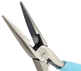 Xcelite 5" Long Nose Side Cutting Pliers with Serrated Jaws, ESD Safe, Cushion Grip (SN54N)