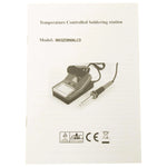 48W Temperature Adjustable Soldering Station with LCD Display - ESD Safe