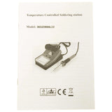 48W Temperature Adjustable Soldering Station with LCD Display - ESD Safe