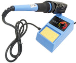 Temperature Adjustable Soldering Station, 302°F to 896°F Range, Includes Iron with Conical Tip and Tip Cleaning Sponge