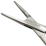 5" Straight Nose Hemostat Clamp with Serrated Jaws