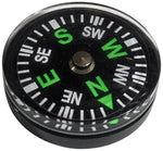 25mm Liquid-Filled Button Compass for DIY Paracord Survival Bracelets, Camping, Hiking