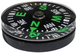 25mm Liquid-Filled Button Compass for DIY Paracord Survival Bracelets, Camping, Hiking