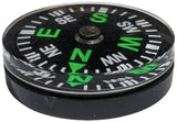 25mm Liquid-Filled Button Compass for DIY Paracord Survival Bracelets, Camping, Hiking