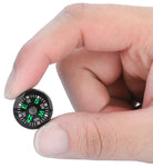 20mm Button Compass for DIY Paracord Survival Bracelets, Camping, Hiking