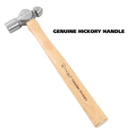 GreatNeck 16 Ounce Hickory Ball Peen Hammer, Auto Body Hammer, Wood Handle Hammer, Sheet Metal Hammer (BP16)