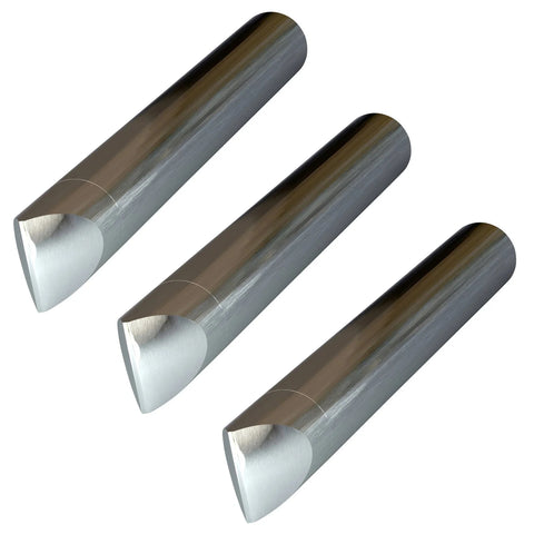 Weller Chisel Soldering Tip 6.4mm for WLIR60, 3 Tips per Pack (WLTCH6IR60)