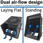 Xytronic Tabletop Fume Extractor - Absorbs Flux and Smoke when Soldering, Includes Activated Carbon Filter, ESD Safe, RoHS (Model 400)