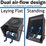 Xytronic Tabletop Fume Extractor - Absorbs Flux and Smoke when Soldering, Includes Activated Carbon Filter, ESD Safe, RoHS (Model 400)