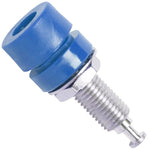 Blue Panel Mount 4mm Banana Jack Connector (1581-6)