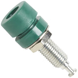 Green Panel Mount 4mm Banana Jack Connector (1581-5)