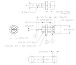 Banana Jack Connector, Solder Tabs, Black