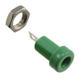 Banana Jack Connector, Solder Tabs, Green