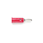 Pomona Red Banana Plug, Stackable Connector Standard Banana Solderless, Beryllium Copper Contact Material