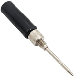 Insulated Tip Probe, Solderless (Black), 0.08" Diameter with Needle Point