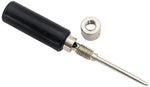 Insulated Tip Probe, Solderless (Black), 0.08" Diameter with Needle Point