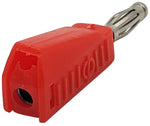 Red Stackable 4mm Banana Plug Connector for Building or Repairing Test Leads